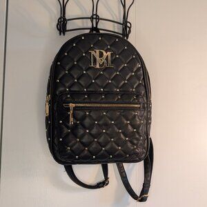 Badgley Mischka Diamond Quilted Backpack EUC